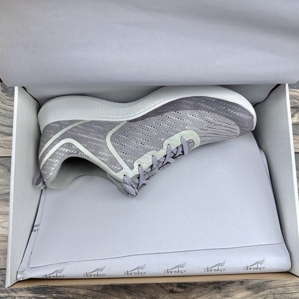 NIB Dansko Sky Mesh 40 9.5-10 Lilac Lace Up Walking Sneakers - Picture 10 of 12